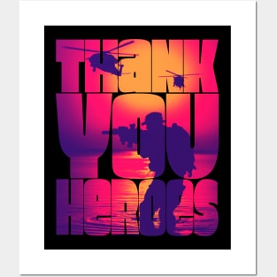 Thank you Heroes Military Operation Posters and Art